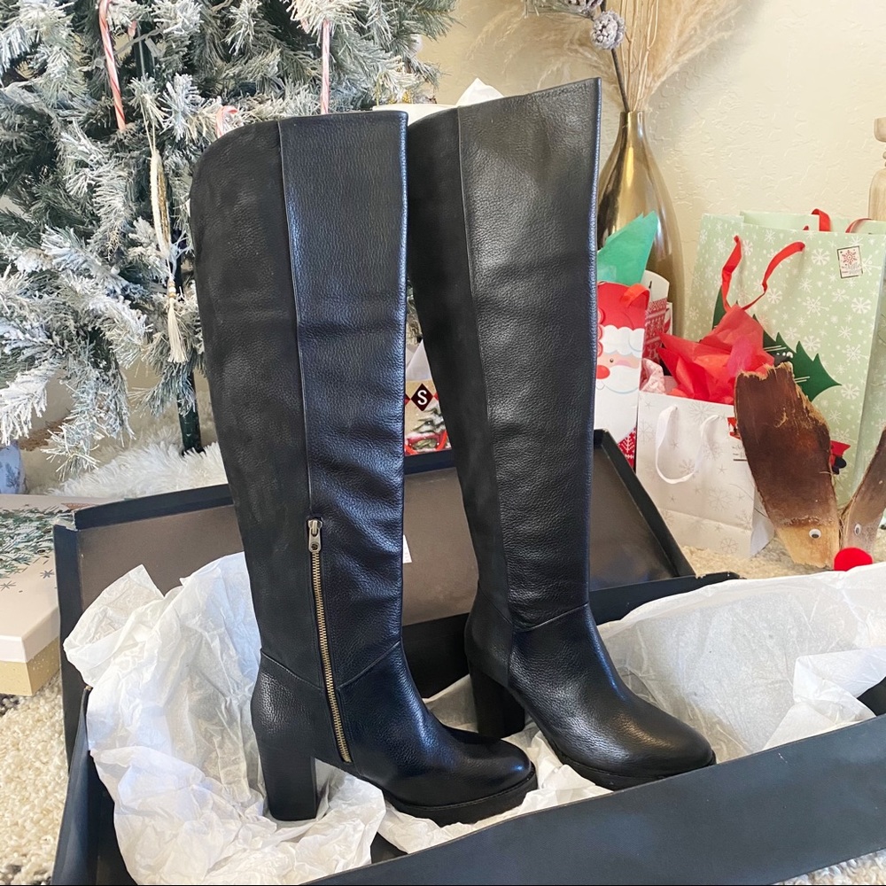 NEW LIEBESKIND OVER THE KNEE SUEDE & LEATHER BOOT
